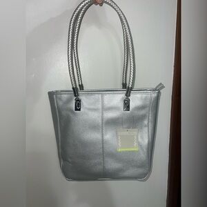 Elegant Silver Women's Tote Bag
